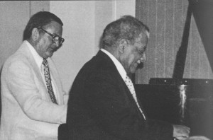 Sutton with Teddy Wilson, 1983 by Al White